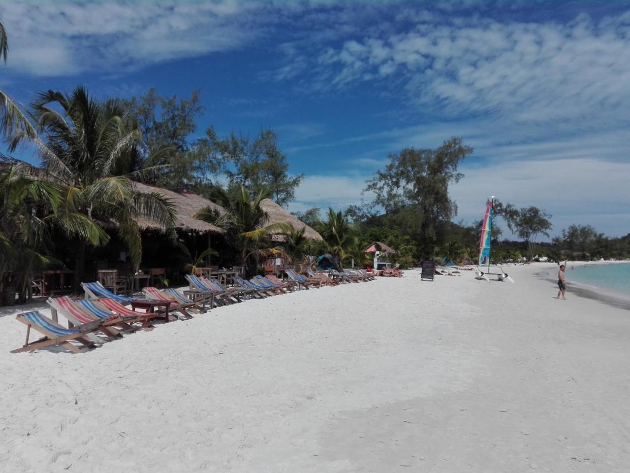 Sandbank Restaurant & Camping Koh Rong Kaoh Touch Bagian luar foto