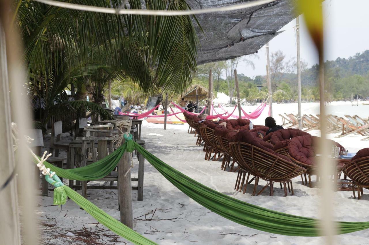 Sandbank Restaurant & Camping Koh Rong Kaoh Touch Bagian luar foto