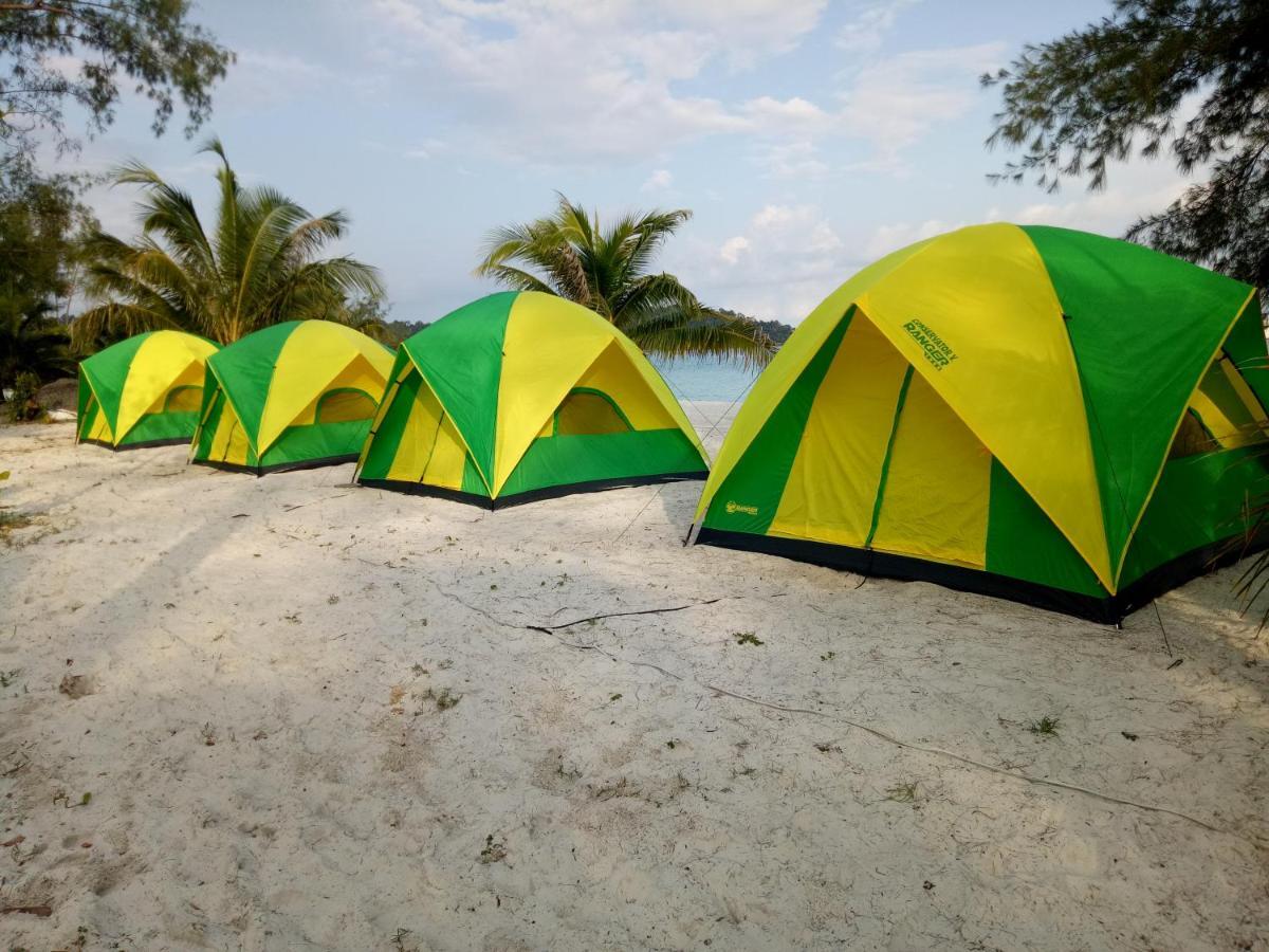 Sandbank Restaurant & Camping Koh Rong Kaoh Touch Bagian luar foto